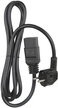 Шнур питания Hyperline PWC-IEC19-SHM-1.8-BK