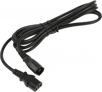 Шнур питания Hyperline PWC-IEC13-IEC14-3.0-BK