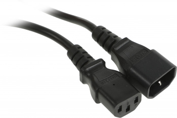 Шнур питания Hyperline PWC-IEC13-IEC14-3.0-BK
