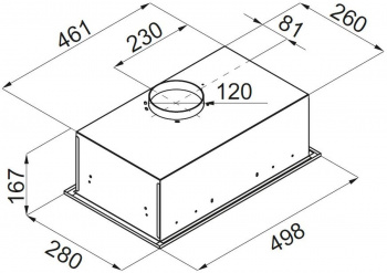 Вытяжка встраиваемая Maunfeld Crosby Singl 5028