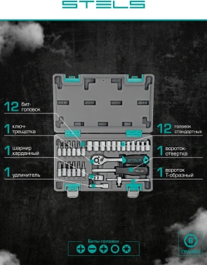 Набор инструментов Stels 14100
