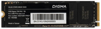 Накопитель SSD Digma PCIe 4.0 x4 1TB DGST4001TP83T