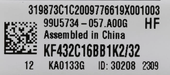 Память DDR4 2x16Gb 3200MHz Kingston  KF432C16BB1K2/32