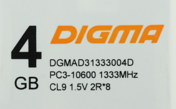 Память DDR3 4GB 1333MHz Digma  DGMAD31333004D