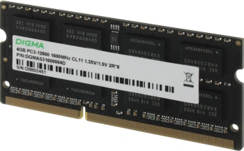 Память DDR3 4GB 1600MHz Digma  DGMAS31600004D