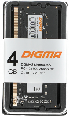 Память DDR4 4Gb 2666MHz Digma  DGMAS42666004S