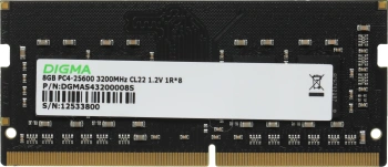 Память DDR4 8GB 3200MHz Digma  DGMAS43200008S