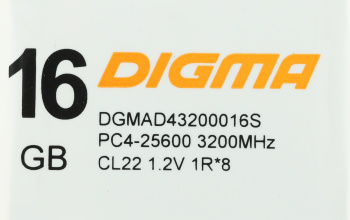 Память DDR4 16Gb 3200MHz Digma  DGMAD43200016S