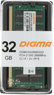 Память DDR4 32Gb 2666MHz Digma  DGMAS42666032D