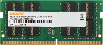 Память DDR4 32Gb 2666MHz Digma  DGMAS42666032D