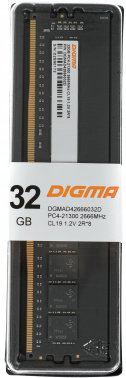 Память DDR4 32Gb 2666MHz Digma  DGMAD42666032D