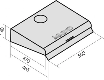 Вытяжка козырьковая MBS Crocus 150 Brown