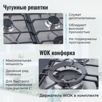 Газовая варочная поверхность MBS PG-901
