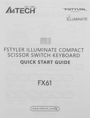 Клавиатура A4Tech Fstyler FX61