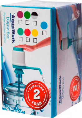 Помпа для 19л бутыли Aqua Work  Дельфин Эко