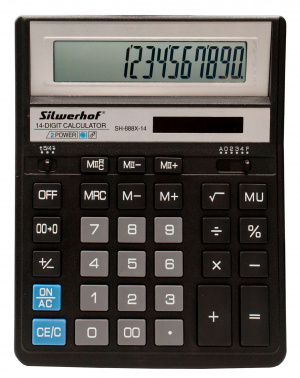 Калькулятор настольный Silwerhof SH-888X-14
