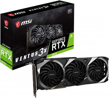 Видеокарта MSI PCI-E 4.0  RTX 3070 VENTUS 3X PLUS 8G OC LHR