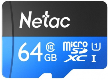 Флеш карта microSDXC 64GB Netac  NT02P500STN-064G-R
