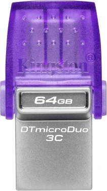 Флеш Диск Kingston 64GB DataTraveler microDuo 3C