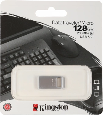 Флеш Диск Kingston 128GB DataTraveler Micro
