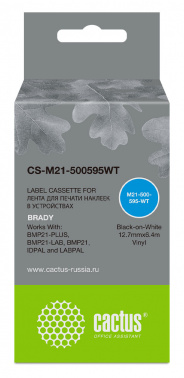 Картридж ленточный Cactus CS-M21-500595WT
