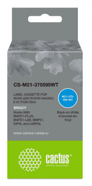 Картридж ленточный Cactus CS-M21-375595WT