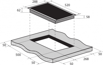 Индукционная варочная поверхность Zugel ZIH293W