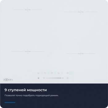 Индукционная варочная поверхность Zugel ZIH604W