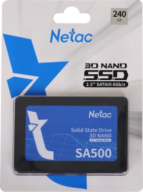 Накопитель SSD Netac SATA-III 240GB NT01SA500-240-S3X