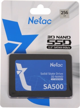 Накопитель SSD Netac SATA-III 256GB NT01SA500-256-S3X