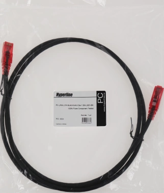 Патч-корд Hyperline PC-LPM-UTP-RJ45-RJ45-C5e-1.5M-LSZH-BK