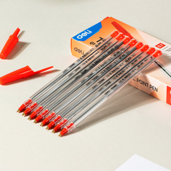 Ручка шариков. Deli Think EQ1-RD