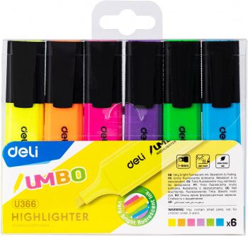 Набор текстовыделителей Deli  EU366-MT