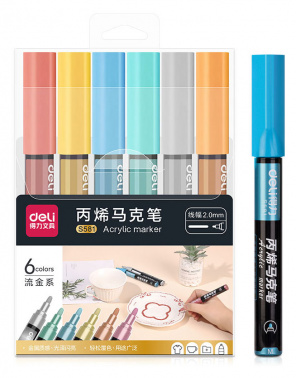 Маркер краска Deli  S581
