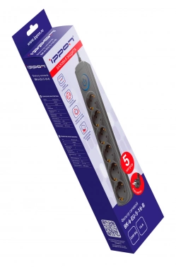 Сетевой фильтр Ippon BK-6-EU-5-16-B