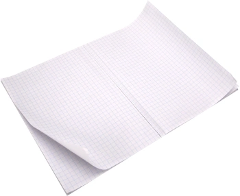 Пленка Deli EZ75112 Super Wings для книги с липк.сл. (набор 10шт) ПП гладкая прозр. 500х360мм