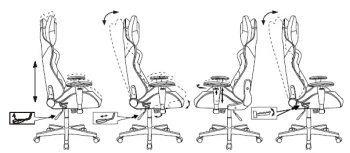 Кресло игровое Zombie  Thunder 1