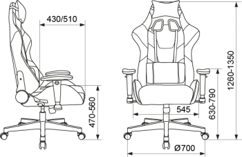 Кресло игровое Zombie  Thunder 1