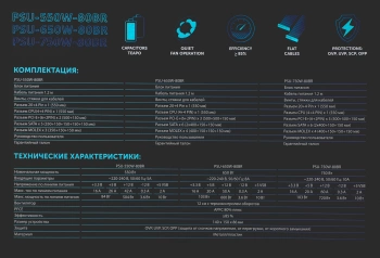Блок питания GMNG ATX 650W PSU-650W-80BR