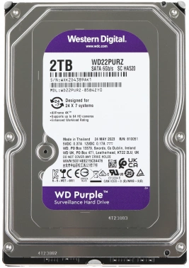Жесткий диск WD SATA-III 2Tb  WD22PURZ