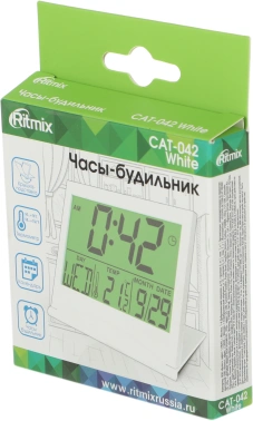 Будильник Ritmix CAT-042 White