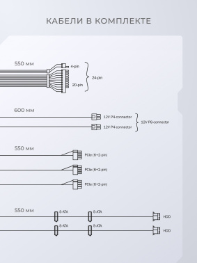 Блок питания Hiper ATX 700W HPB-700D