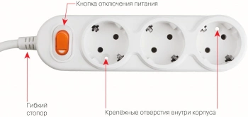 Сетевой удлинитель Powercube PC-1-3M