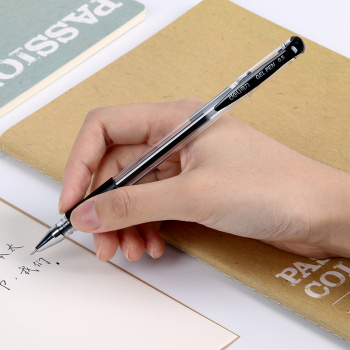 Набор ручек гелев. Deli 6605-BK