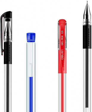 Набор ручек гелев. Deli 6610