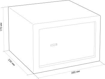 Сейф мебельный Cactus  CS-SF-K18L