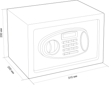 Сейф мебельный Cactus  CS-SF-E20L