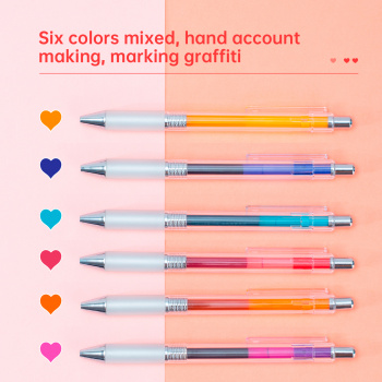 Набор ручек гелев. автоматическая Deli A123