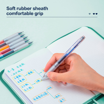 Набор ручек гелев. автоматическая Deli A123