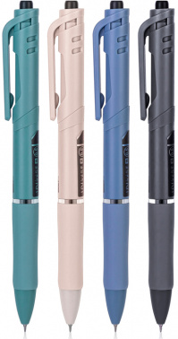 Ручка гелев. автоматическая Deli S01-A-BK